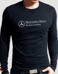 Блуза с дълъг ръкав Мерцедес (Mercedes The best or nothing Black)