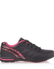 Дамски спортни обувки Doriana черно с розово