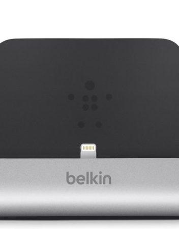 Docking Station, Belkin Express Dock, станция с Lightning, зареждане+синхронизация и поставка за iPhone и iPad (15108)