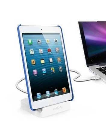 Docking Station, KiDiGi Case Compatible Sync & Charge Dock, зареждане+синхронизация за iPad, iPhone и iPod, Бял (19239)