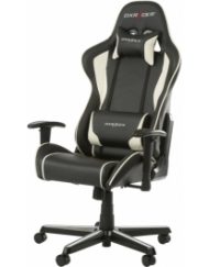 Геймърски стол DXRacer Formula Black White