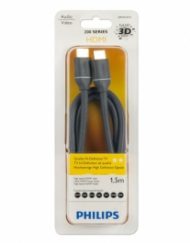 HDMI кабел Philips SWV4432S ARC 3D високоскоростен  с позлатени накрайници 1.5m