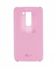 Калъф за смартфон LG QuickWindow за LG G2 Mini Pink