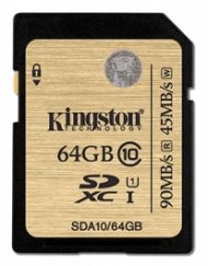 Карта памет Kingston SDXC 64GB Class10 UHS