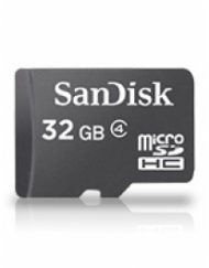 Карта памет SanDisk MicroSDHC 32GB + адаптер