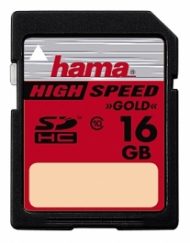 Карти памет Hama SDHC 16Gb Class 10 gold