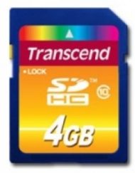 Карти памет Transcend SDHC 4GB Class 10