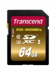Карти памет Transcend SDXC 64GB UHS-I U3