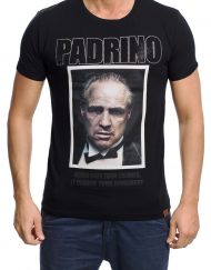 Мъжка тениска с надпис PADRINO №692971