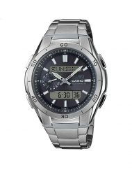 Мъжки часовник Casio Collection сребрист браслет с автоматичен календар