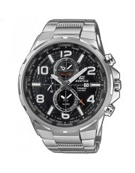 Мъжки часовник Casio Edifice сребрист браслет кварцов хронограф