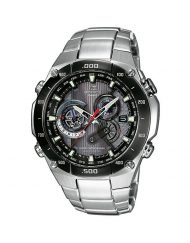 Мъжки часовник Casio Edifice сребрист браслет със соларна батерия