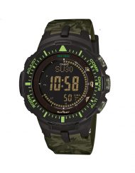 Мъжки часовник Casio Pro Trek зелен камуфлаж