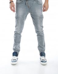 Мъжки дънки със странични джобове №834057
