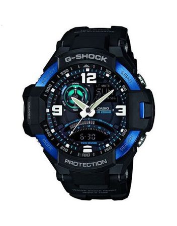 Мъжки спортен часовник Casio G-SHOCK черен с бели цифри