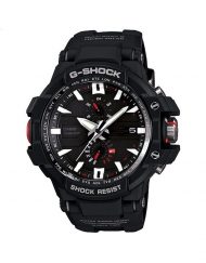 Мъжки спортен часовник Casio G-SHOCK черен с малки червени елементи