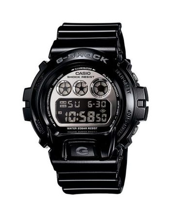 Мъжки спортен часовник Casio G-SHOCK черен с мултифункционална аларма