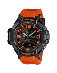 Мъжки спортен часовник Casio G-SHOCK оранжев с оранжеви цифри