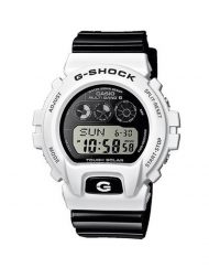 Мъжки спортен часовник Casio G-SHOCK с бяла каса и черна каишка