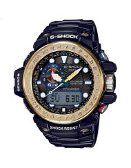Мъжки спортен часовник Casio G-SHOCK син със златист ринг на дисплея