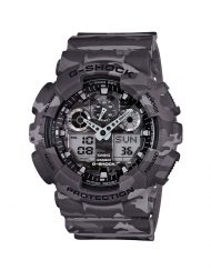 Мъжки спортен часовник Casio G-SHOCK светло сив камуфлаж