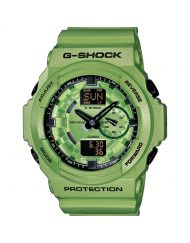 Мъжки спортен часовник Casio G-SHOCK зелен с черни стрелки