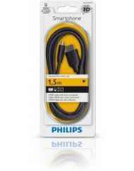 MicroHDMI кабел Philips SWV2462W високоскоростен 1.5m