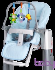 Peg-Perego Дъга със звукови играчки с  тапицерия за стол Kit Tatamia Синя