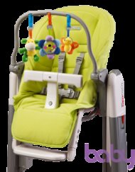 Peg-Perego Дъга със звукови играчки с  тапицерия за стол Kit Tatamia Зелена