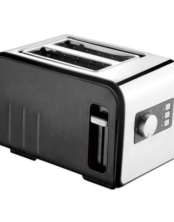 Тостер за хляб ZEPHYR ZP 1440 T, 800W, 2 филийки, Черен