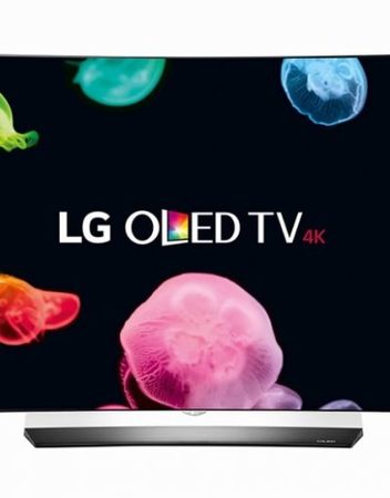 TV LED, LG 55'', OLED55C6V, OLED, 3D, Curved, Smart, WIFi, weboS 3.0, UHD 4K + подарък 2бр. 3D очила
