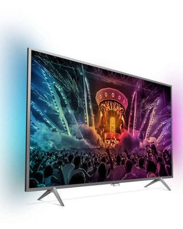 TV LED, Philips 43'', 43PUS6401/12, Ambilight 2, Smart, 1000PPI, UHD 4K