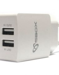 USB Charger, SBOX HC-21, Зарядно устройство, USB, 220V към 2x 5V