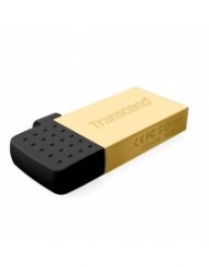 USB Флаш памет Transcend  JetFlash 380 16GB Micro USB Gold