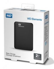 Външен диск Western Digital  Elements Black 2TB USB 3.0