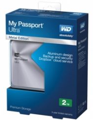 Външен диск Western Digital MyPassport Ultra Metal Silver 2TB USB 3.0
