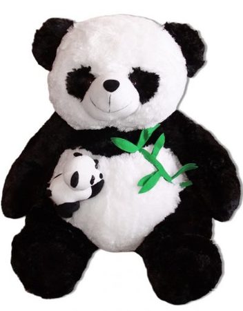 АМЕК Плюшена панда с бебе