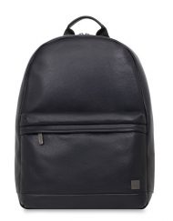 Backpack, Knomo Albion 15'', луксозна кожена раница, Черен (29889)