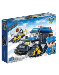 BANBAO Конструктор Полицейски снегоход POLICE B7007
