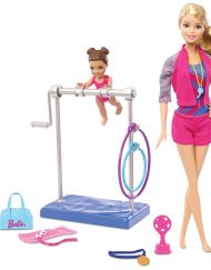 BARBIE Кукла с аксесоари УЧИТЕЛКА ПО ГИМНАСТИКА DKJ21