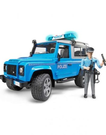 BRUDER Полицейска кола Land Rover Defender Station 2597