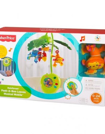 FISHER PRICE Музикална въртележка за легло "ТРОПИЧЕСКА ГОРА" K3799