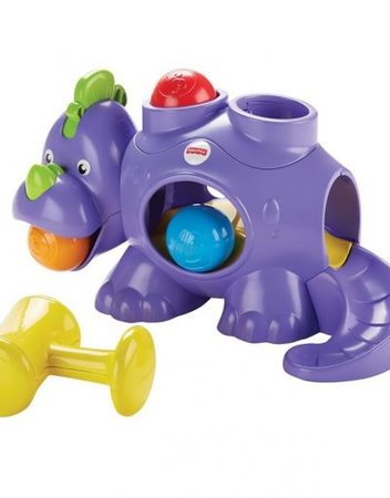 FISHER PRICE Занимателна играчка ДИНОЗАВЪР "УДАРИ ТОПКАТА" FGF16