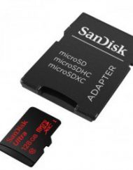 Карта памет SanDisk Ultra microSDHC128GB + SD Adapter 80MB/s Class 10 UHS