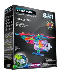 LASER PEGS Светещ конструктор 8в1 ХЕЛИКОПТЕР