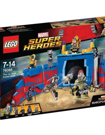 LEGO SUPER HEROES Тор срещу Хълк: Сблъсък на арената 76088