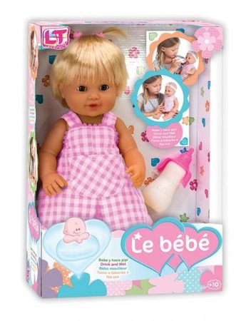 LT Пишкаща кукла с коса LE PETIT BEBE 98915