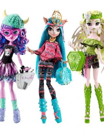 MONSTER HIGH Кукла НОВИ ГЕРОИ DJR52