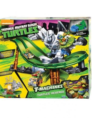 TMNT Т-МАШИНИ Игрален комплект писта ОТМЪЩЕНИЕТО НА КОСТЕНУРКИТЕ