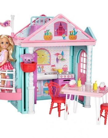 BARBIE Комплект къщата на Челси + кукла ЧЕЛСИ DWJ50